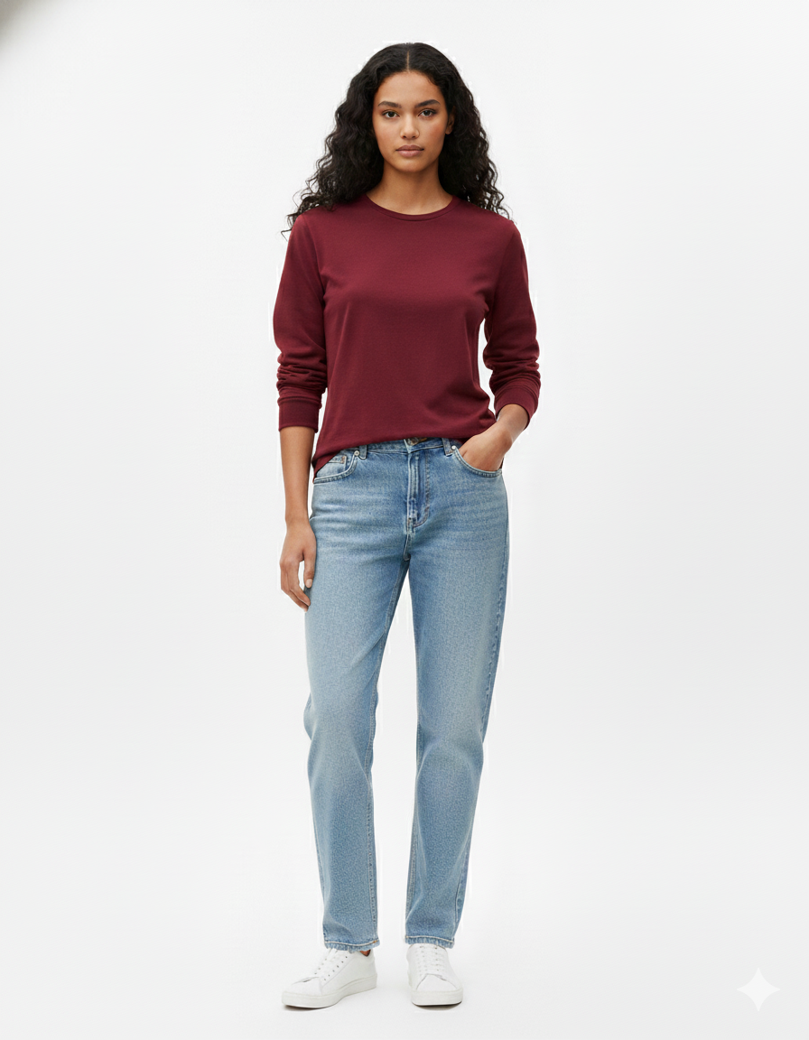 Black Relaxed Fit Sweatshirt