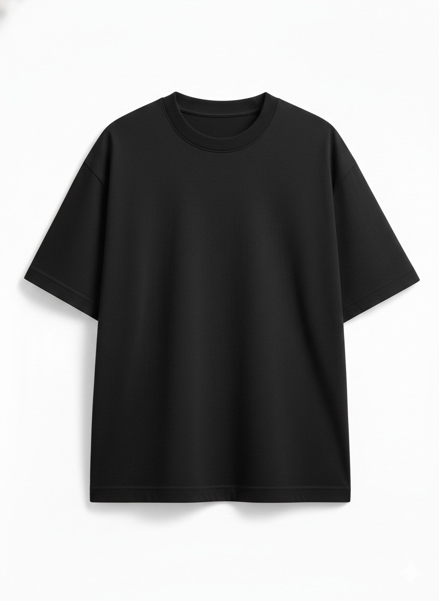 Black Oversized T-Shirt