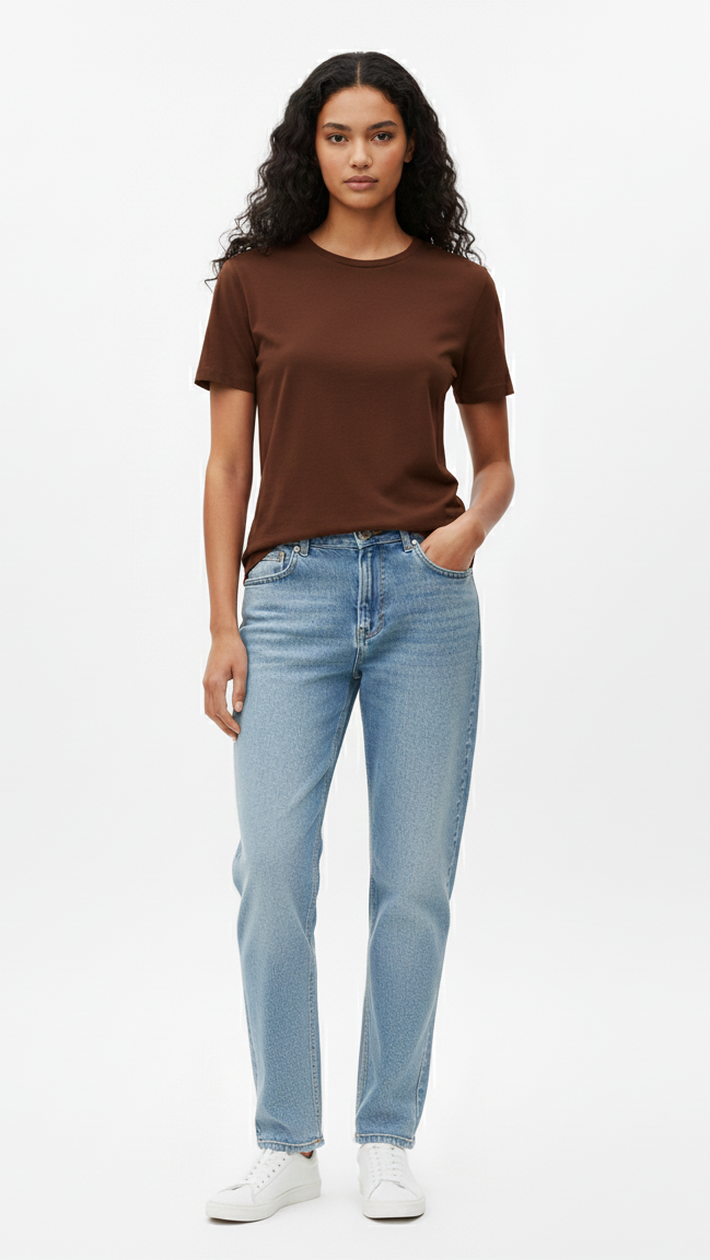 Black Regular Fit Half Sleeve T-Shirt