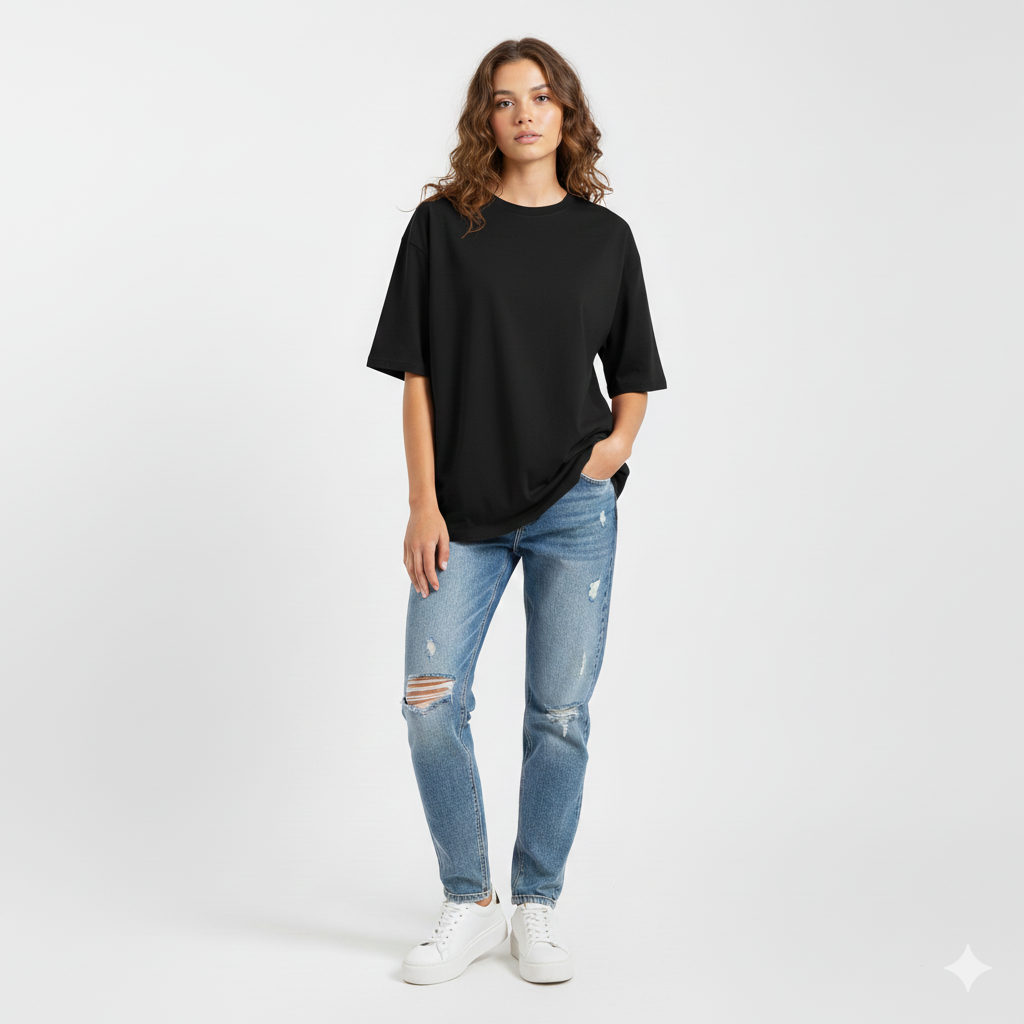 Black Oversized T-Shirt
