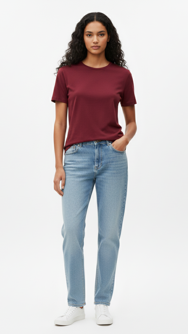 Black Regular Fit Half Sleeve T-Shirt