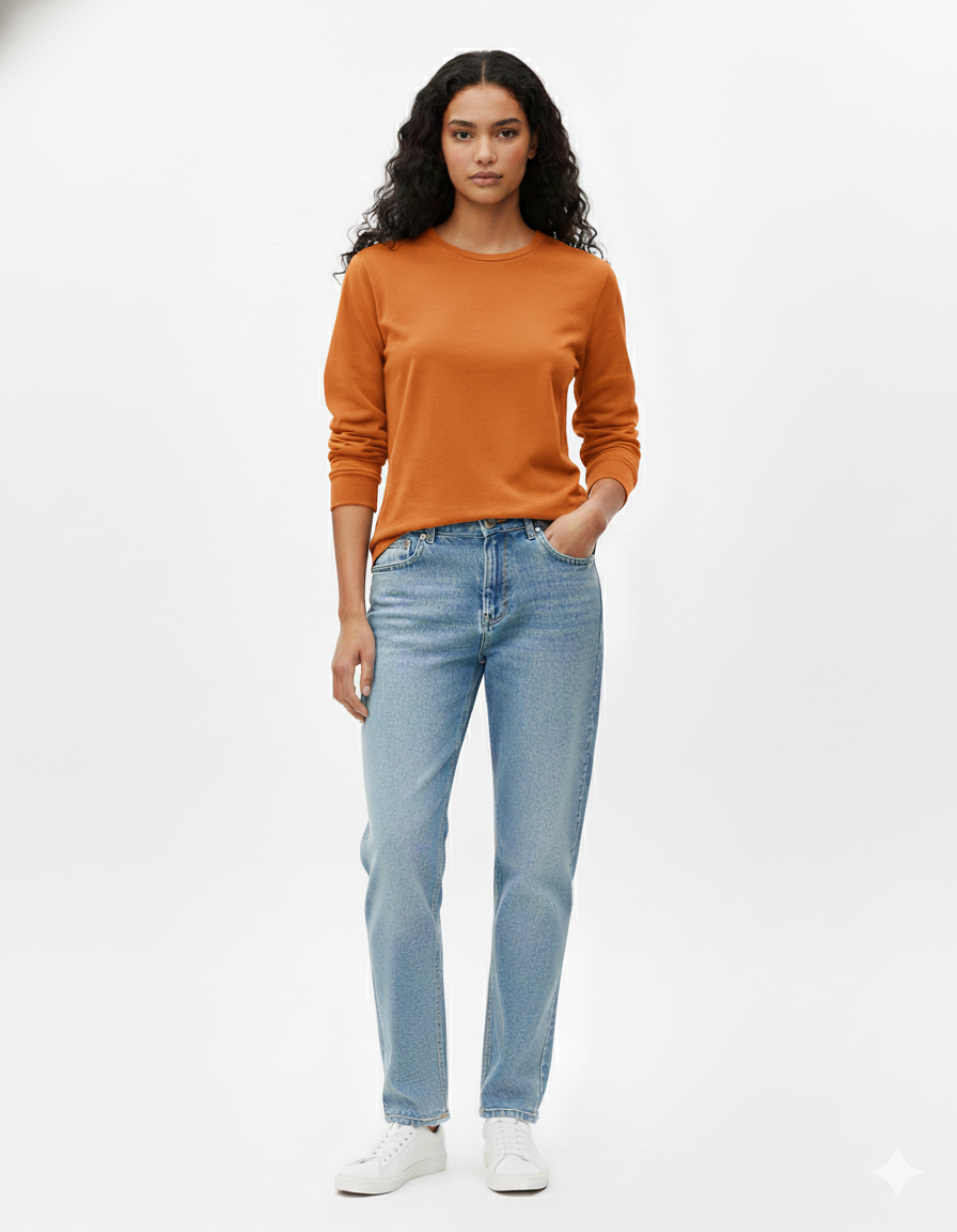 Black Relaxed Fit Sweatshirt