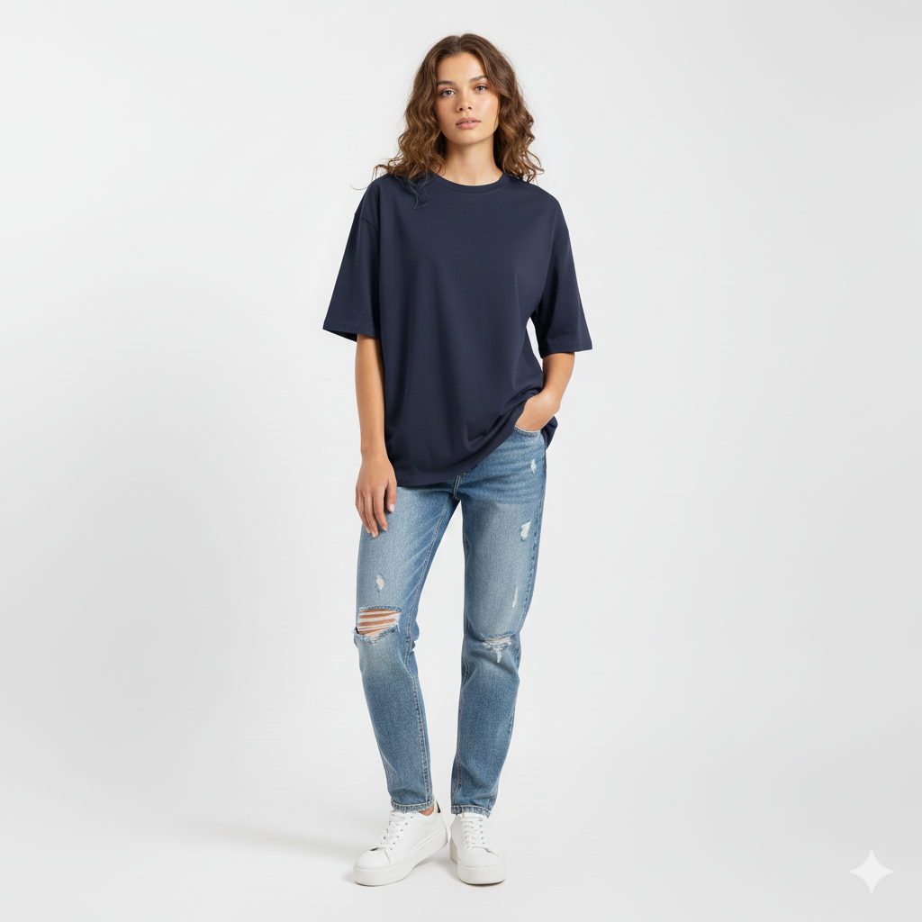 Black Oversized T-Shirt